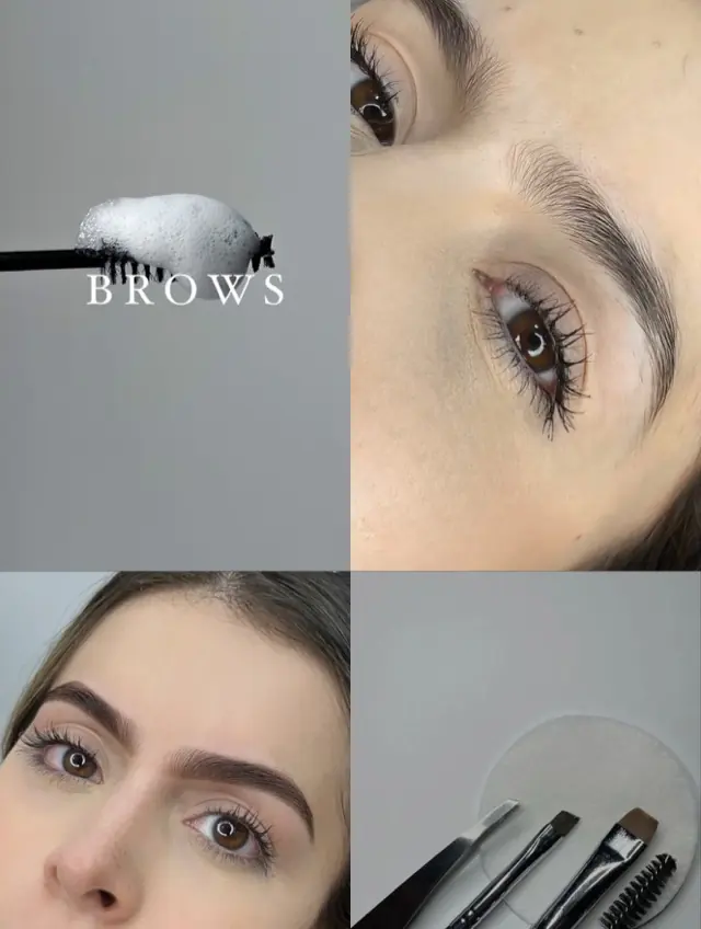 Cejas diseñadas y pestañas con lifting